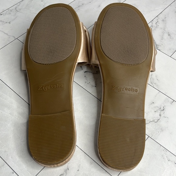 NWT ZIGI SOHO Womens Valiant Open Toe Casual Slide Sandals Shoes - Nude 7.5M - Picture 7 of 8